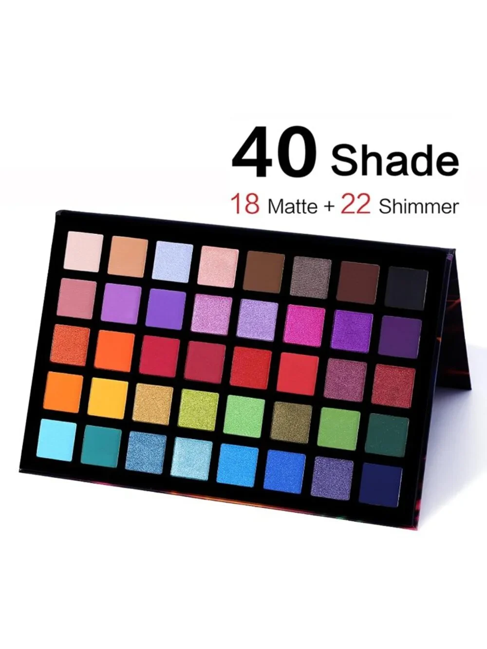 Women's Palette 40 Color Eyeshadow Matte Shimmer Pigmented Powder Makeup Kit